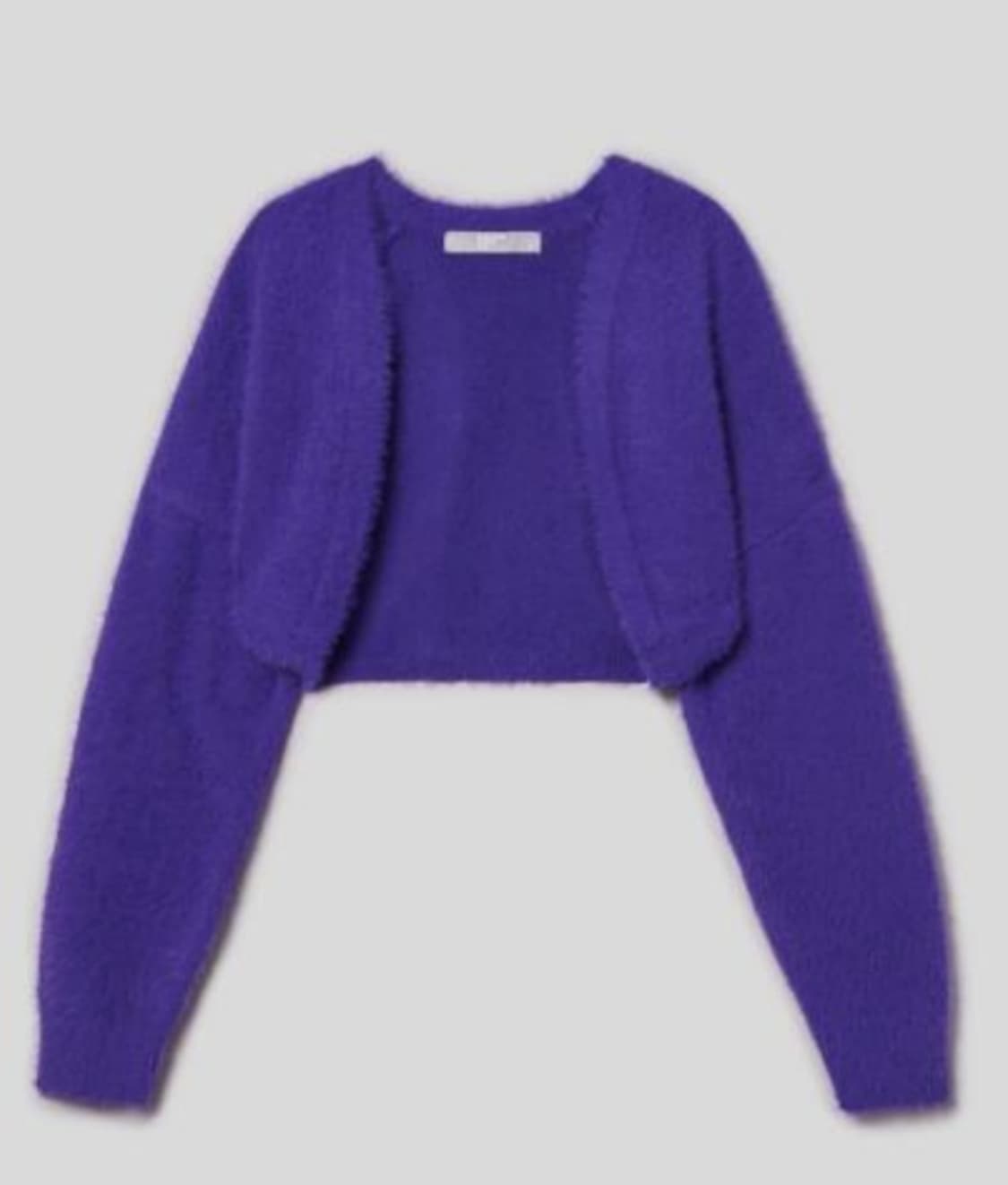 새상품) 에잇세컨즈 볼레로 가디건 퍼플 S(55사이즈) 상품이미지2