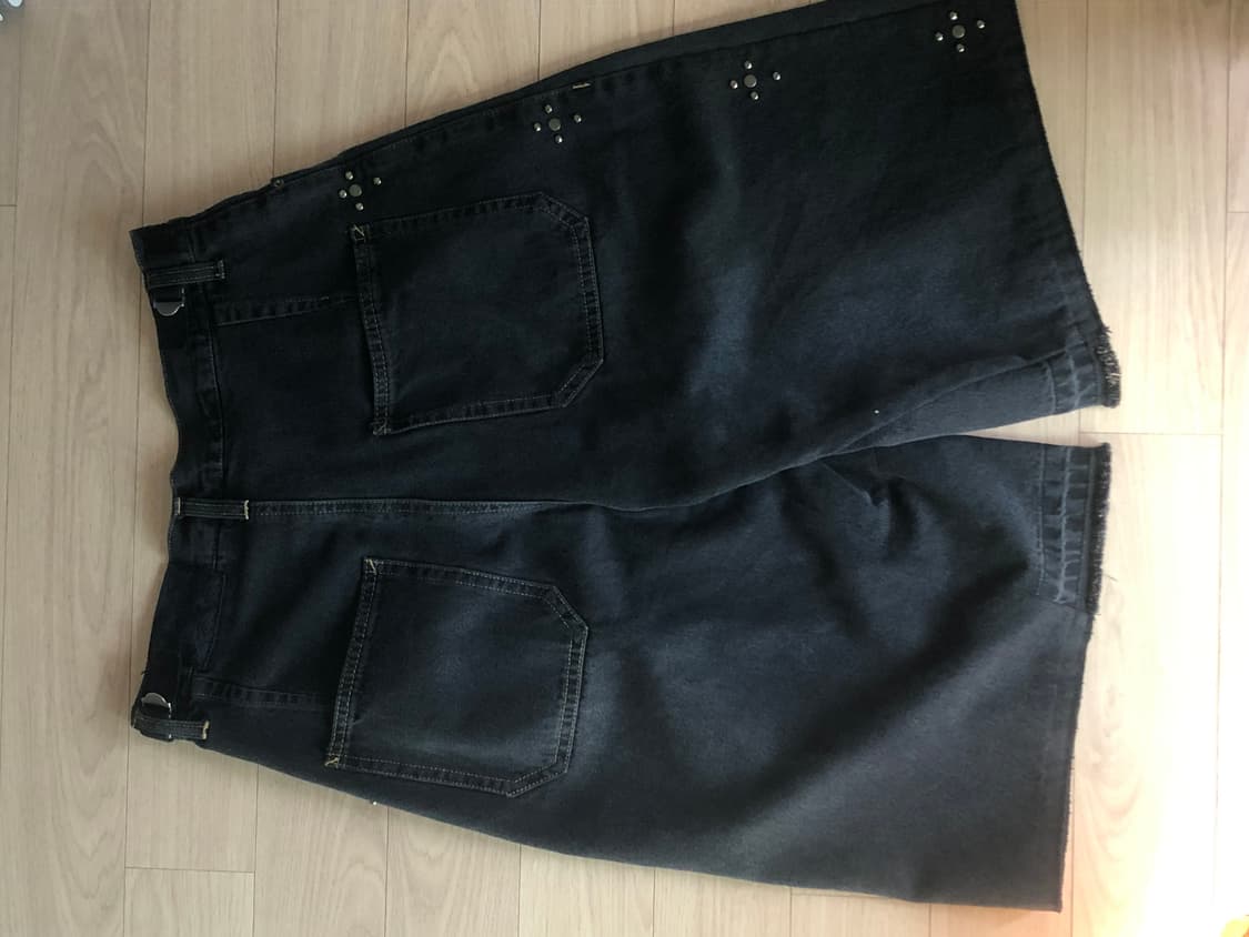 폴리테루 1/2 리벳 고시마 데님 사이즈 (1) 상품이미지4