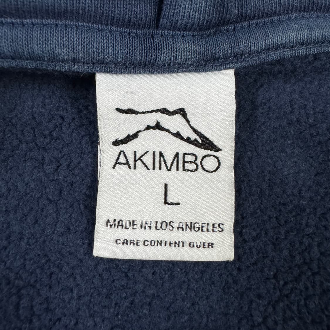 아킴보 클럽 NY 후드집업 네이비 Akimbo Club Hoodie 상품이미지8