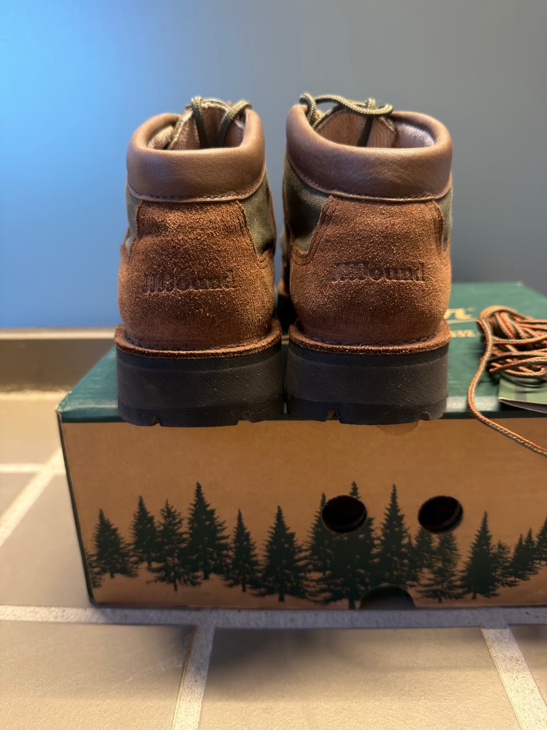 jjjjound danner feather light - brown 상품이미지7