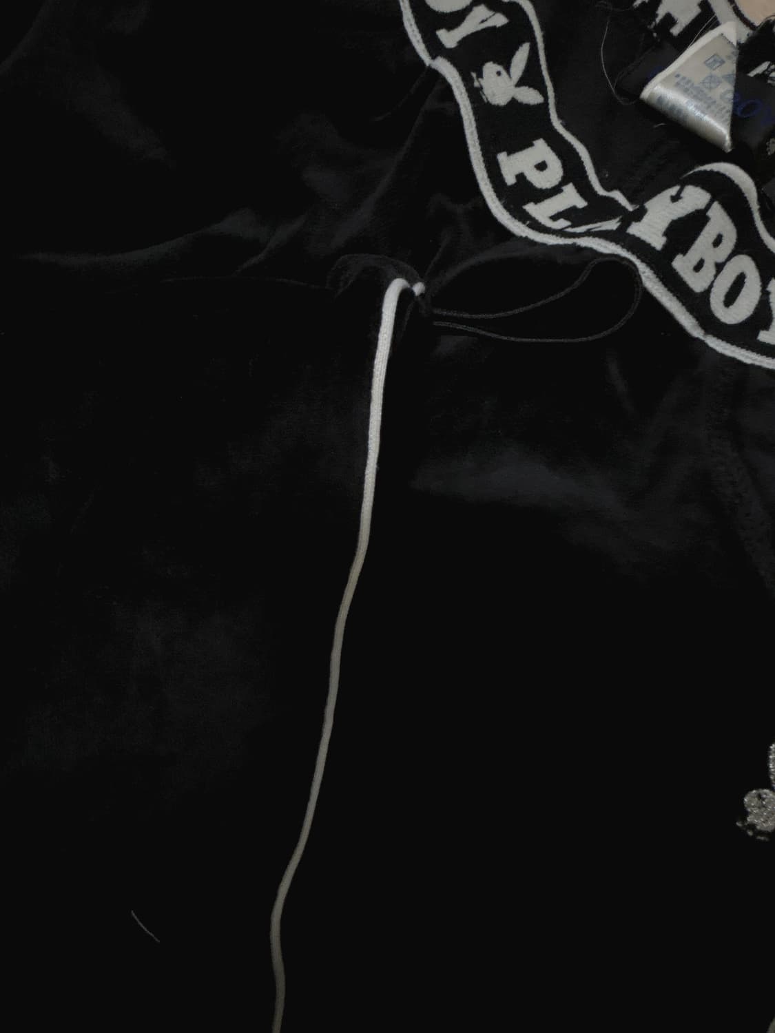 플레이보이 벨벳 부츠컷 츄리닝 바지 츄바 상품이미지7