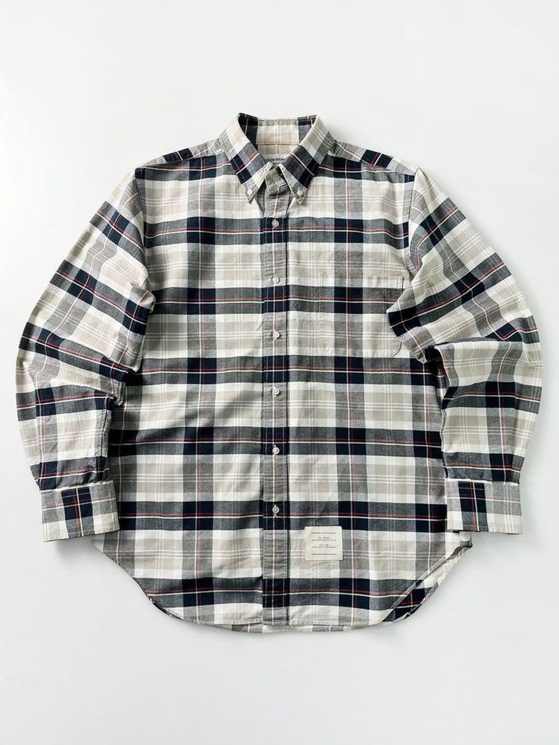 톰브라운 made in USA 체크 옥스퍼드 셔츠 PN3452 상품이미지1