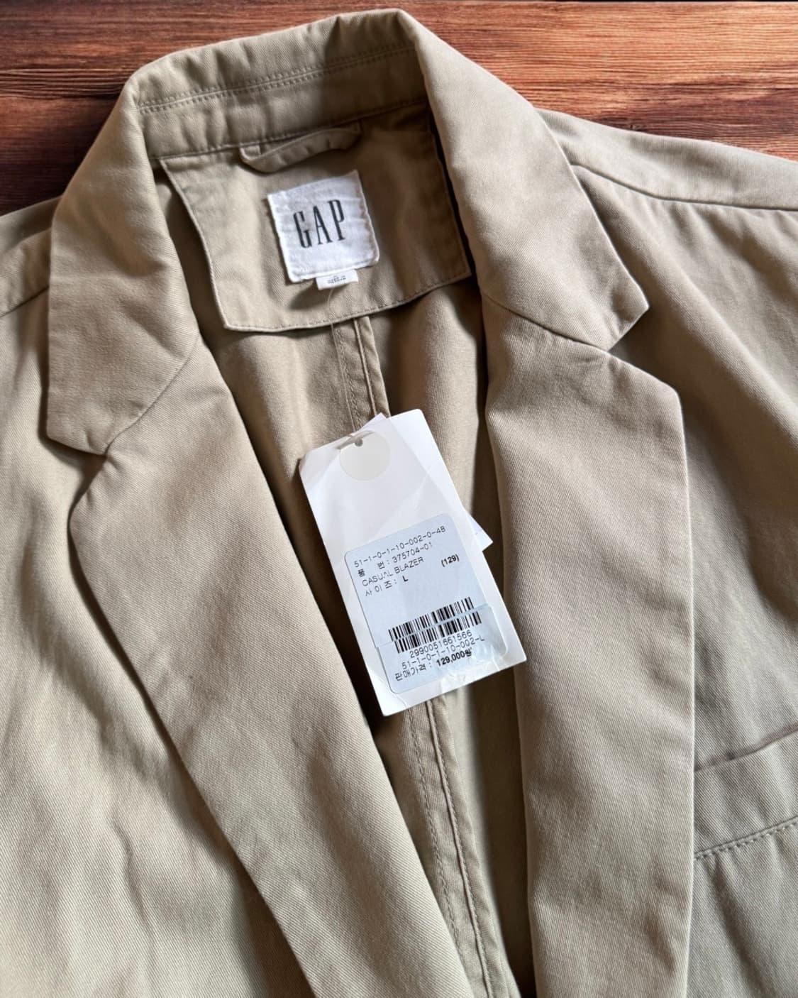 갭 트윌 코튼 블레이저 자켓 상품이미지3