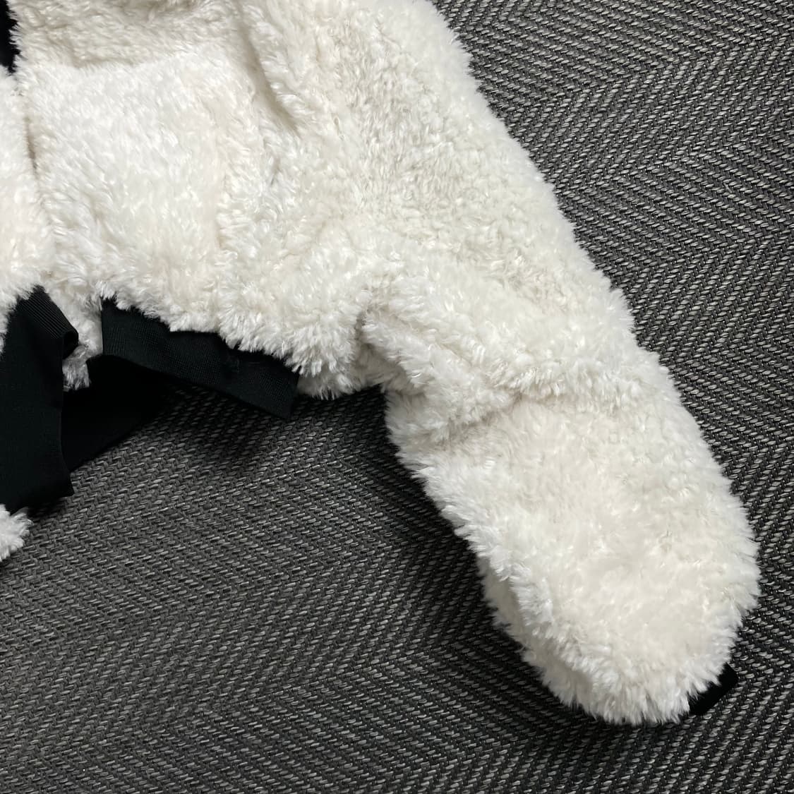 빈티지 우먼스 리버시블 크롭 후드 퍼 항공 점퍼 o 4310 상품이미지3