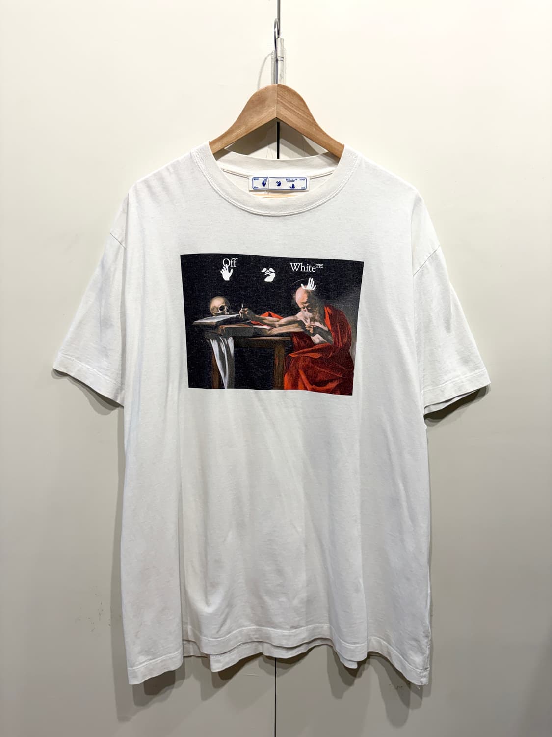 오프화이트 카라바조 반팔 티셔츠 상품이미지1