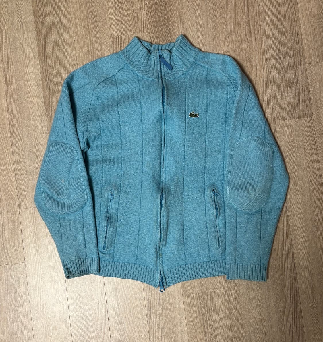 라코스테 블루 니트 집업 상품이미지1