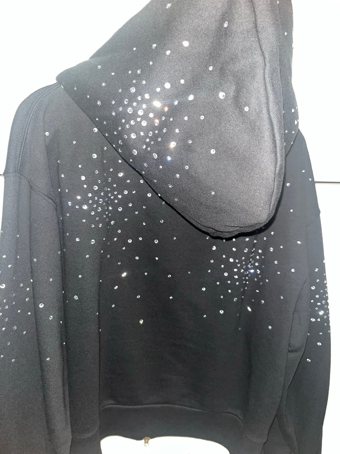 Ifeellucky bling hood zip-up 아이필럭키 후드집업 상품이미지2