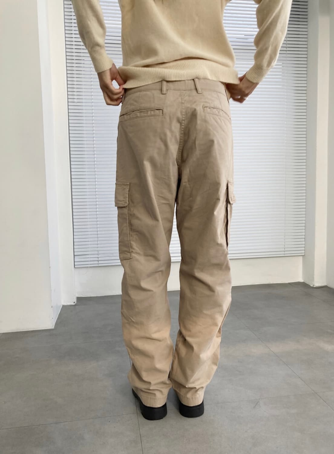 librement 베이지 코튼 카고 팬츠 상품이미지3