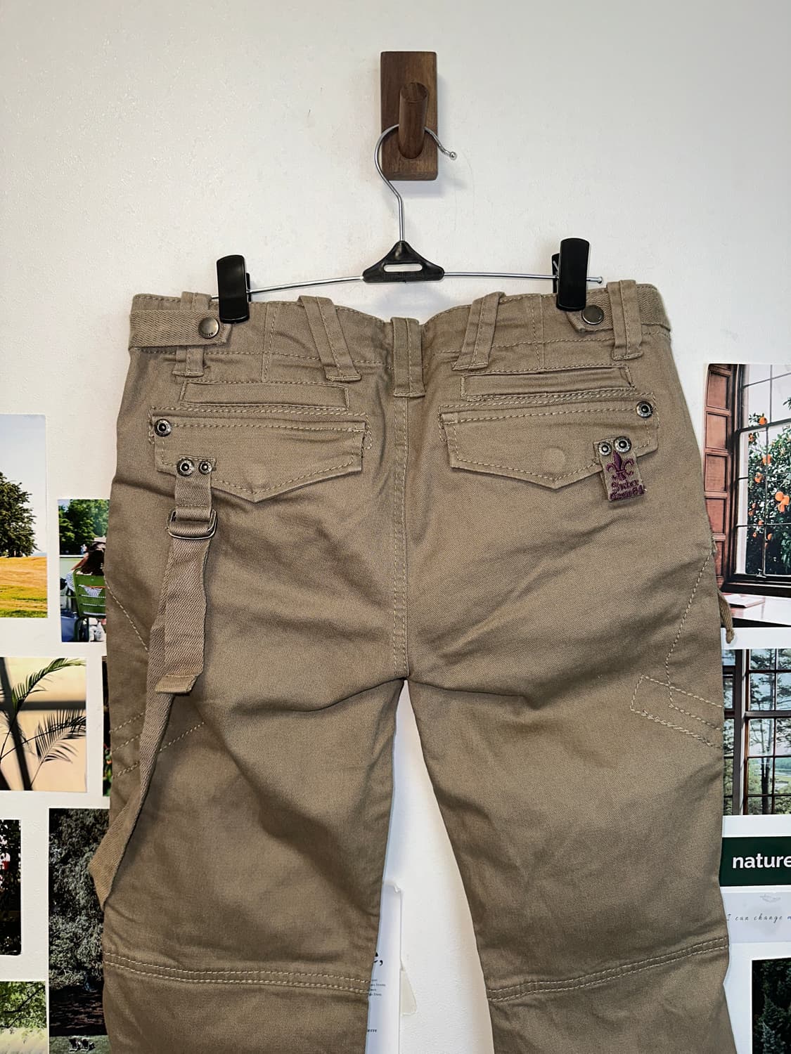 Ash brown y2k cargo 부츠컷 팬츠  상품이미지5