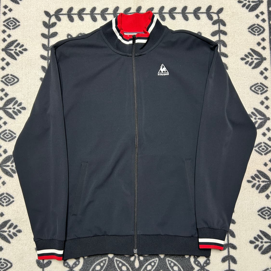 르꼬끄 스포르티브 블랙 집업 자켓 상품이미지1