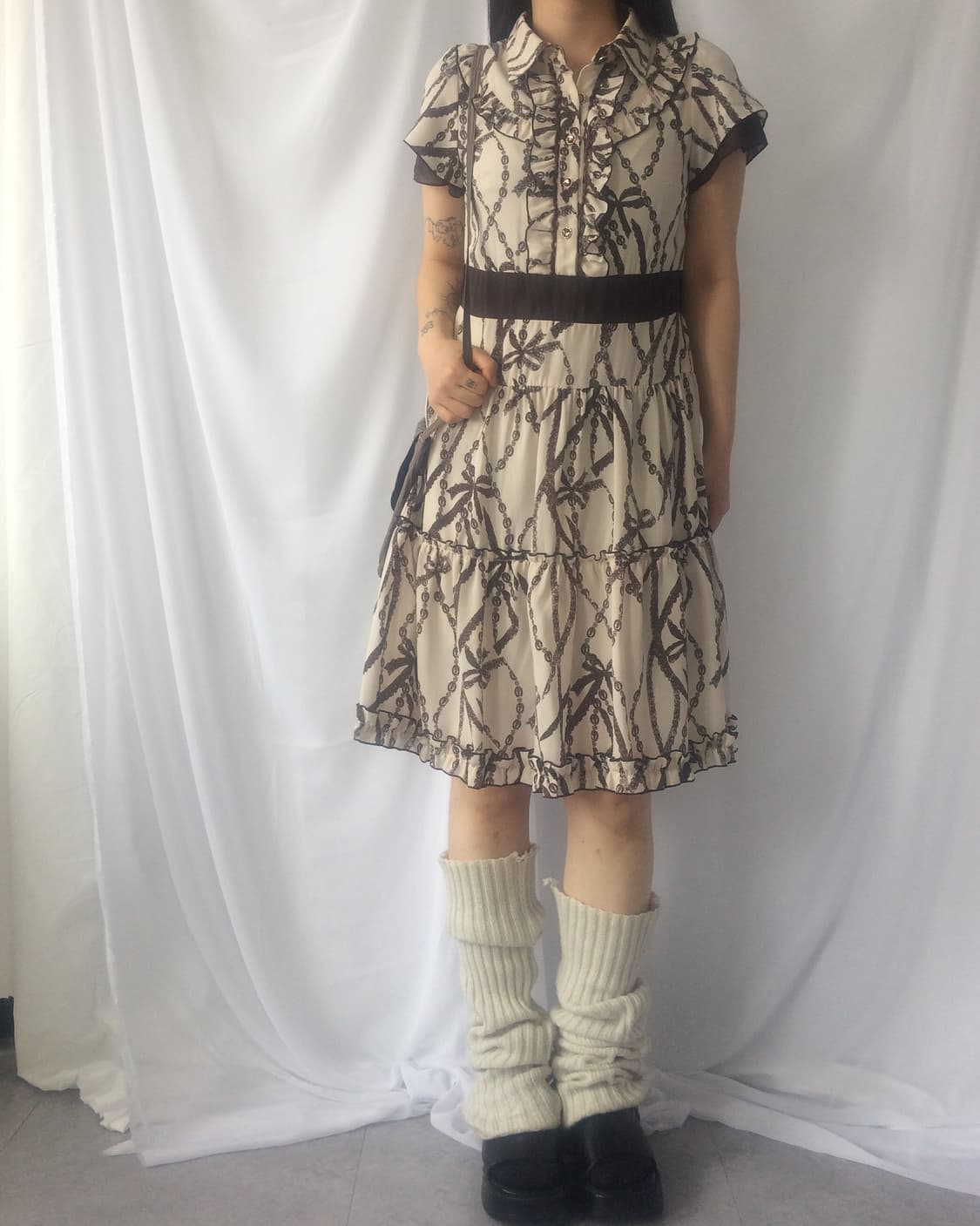 Axes femme pattern point onepiece 상품이미지7
