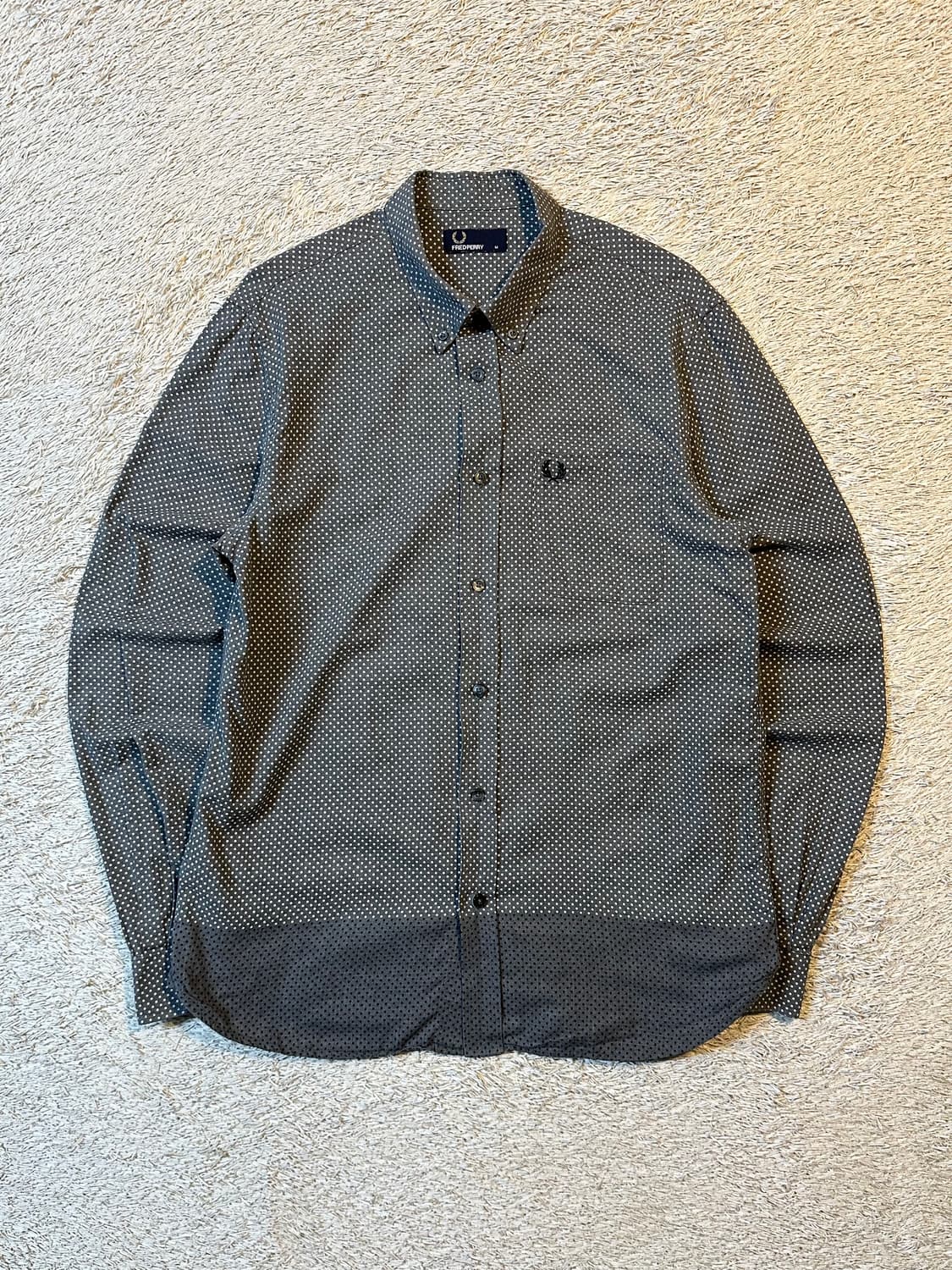 프레드페리 FREDPERRY 원포켓 도트 패턴 셔츠 상품이미지1