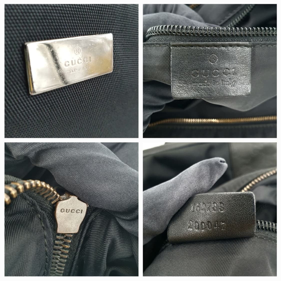 구찌 GG 수프림 블랙 메신저백 크로스백 숄더백 상품이미지5