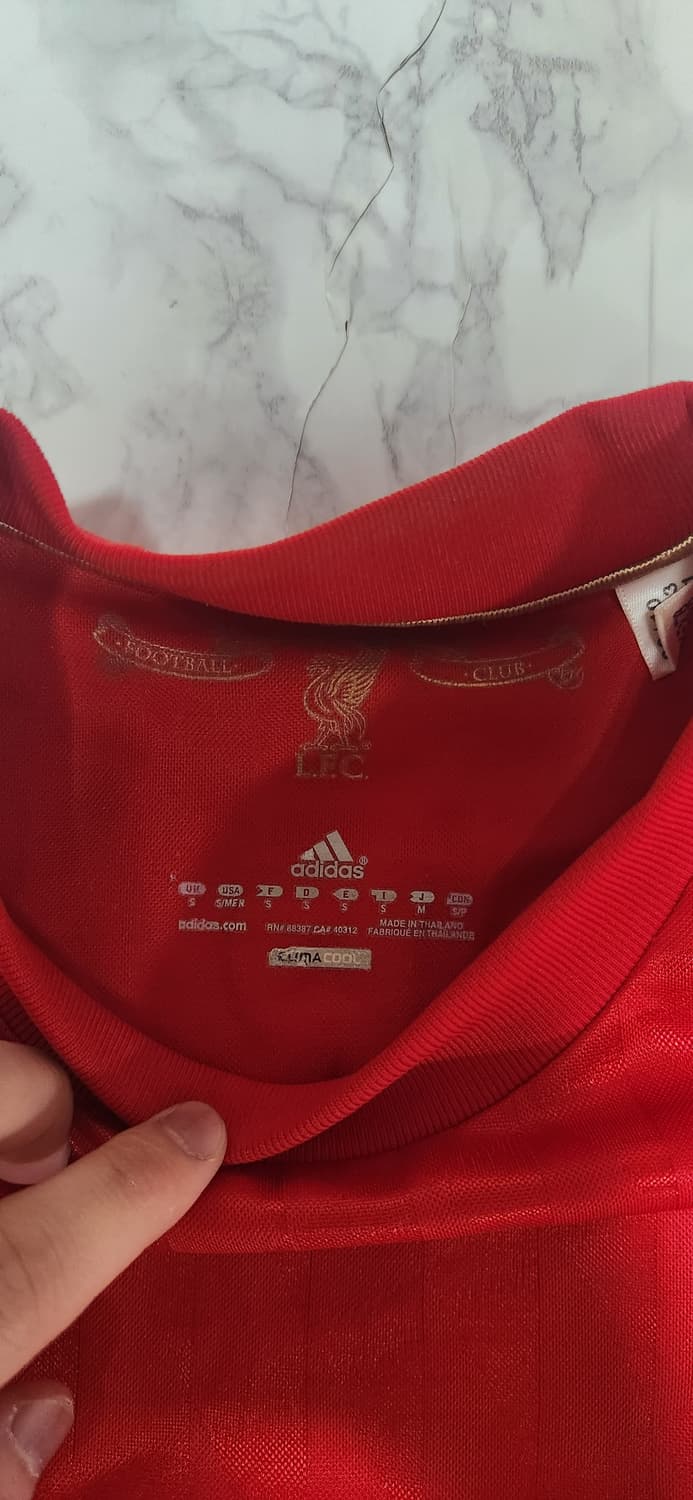10-12 아디다스 리버풀 홈 유니폼 반팔 NO.8 제라드 상품이미지6