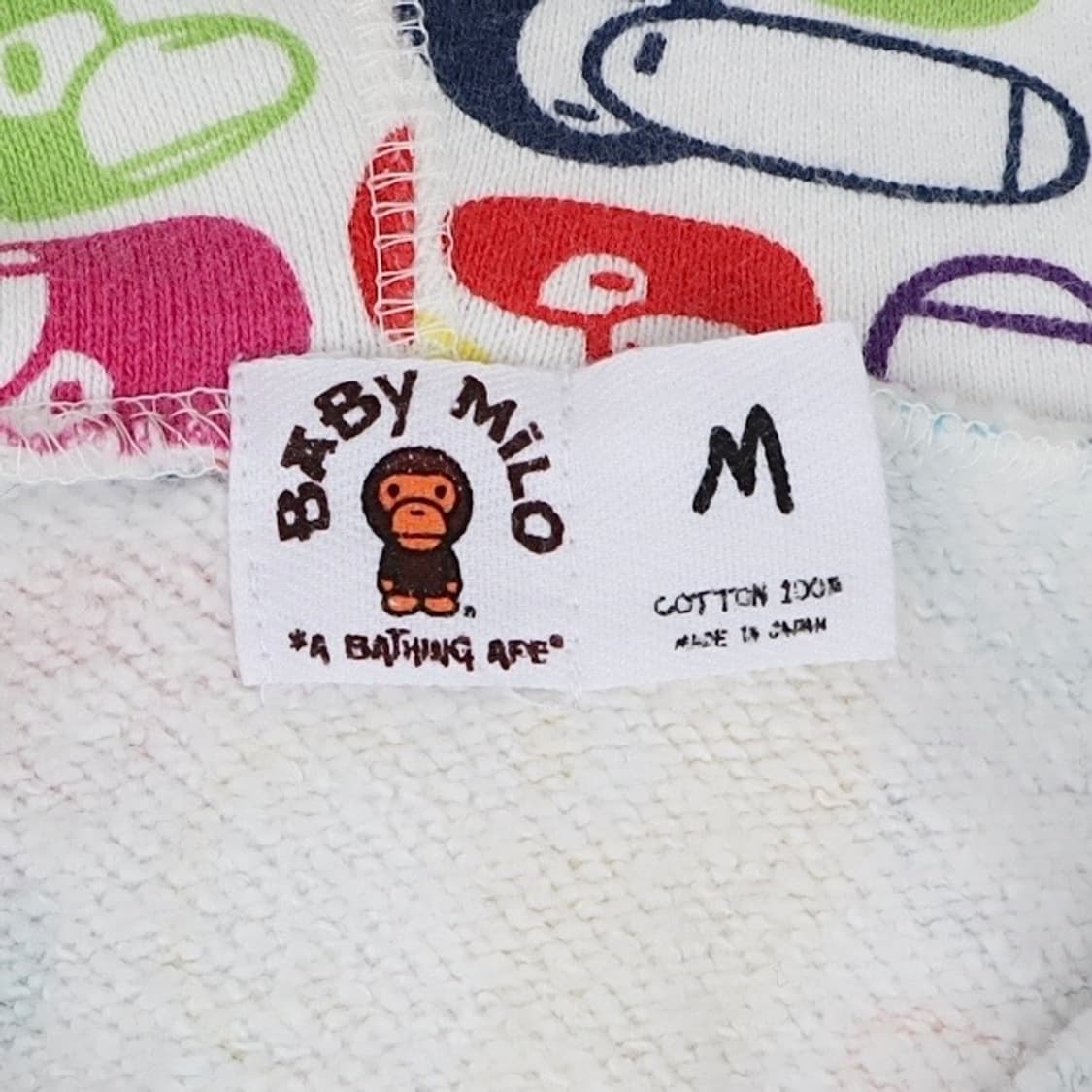 베이프 og 멀티 컬러 마일로 풀 후드집업 상품이미지8