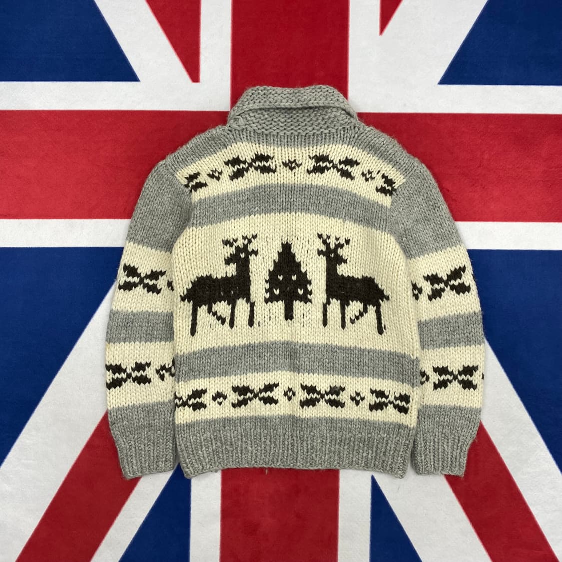 빈티지 헤비울 코위찬 실측S-M 상품이미지2