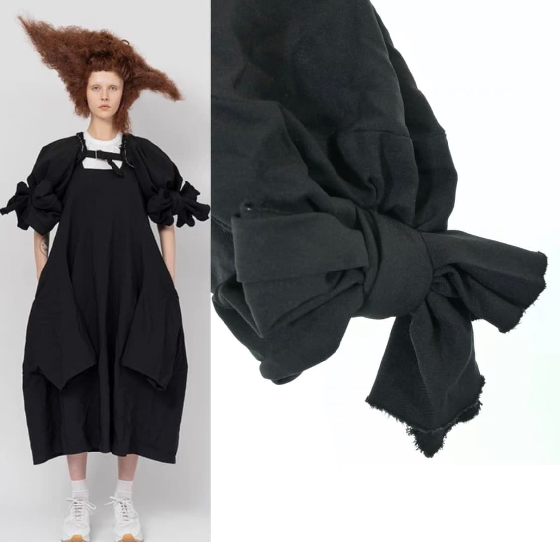 꼼데가르송 컬렉션 블랙 볼레로 새상품M 상품이미지3