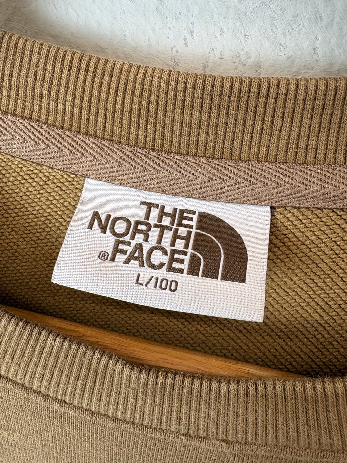 노스페이스 화이트라벨 컬렉션 브라운 스웻셔츠 상품이미지6