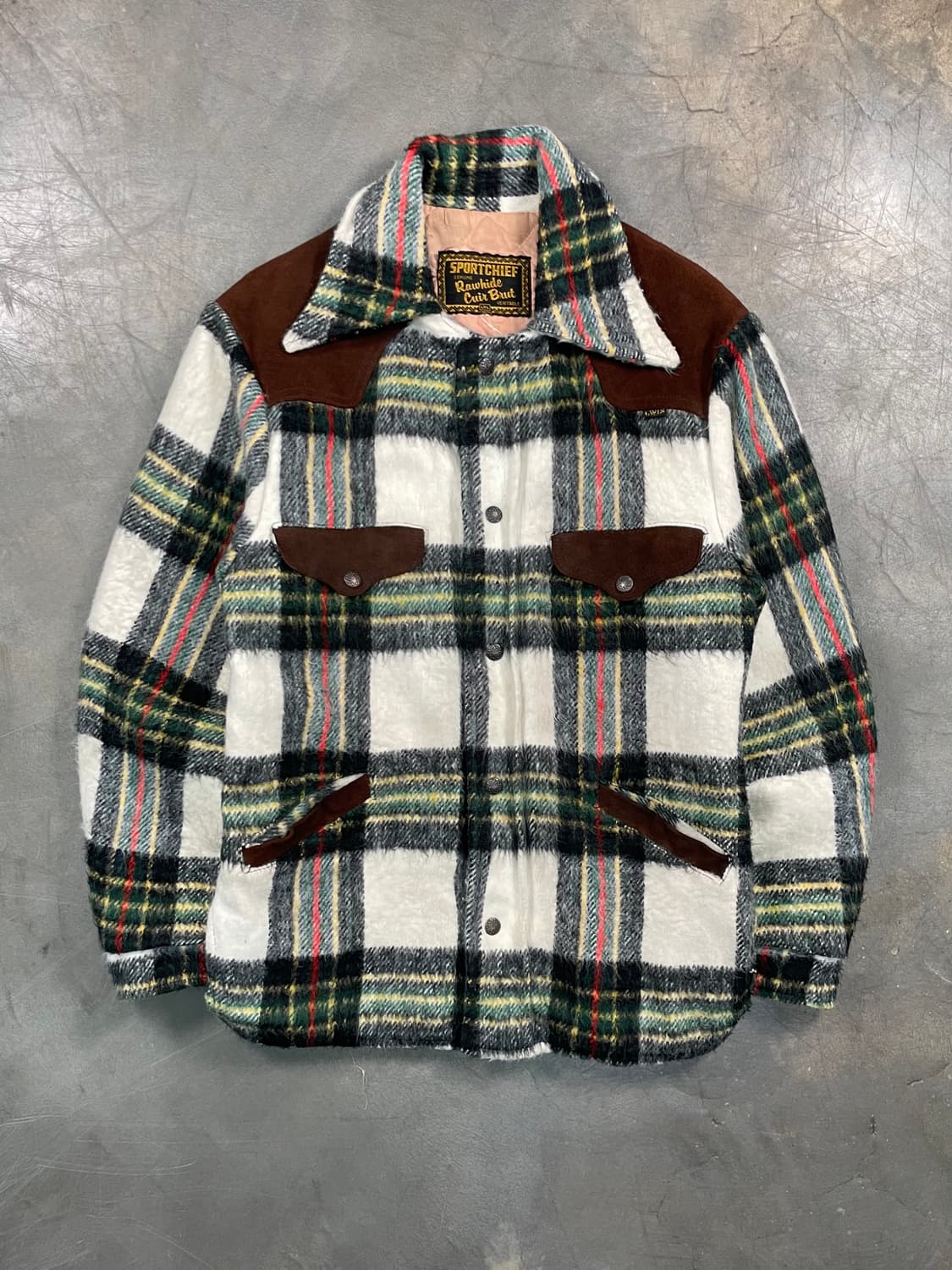 빈티지 럼버잭 퍼 셔츠 자켓 상품이미지1