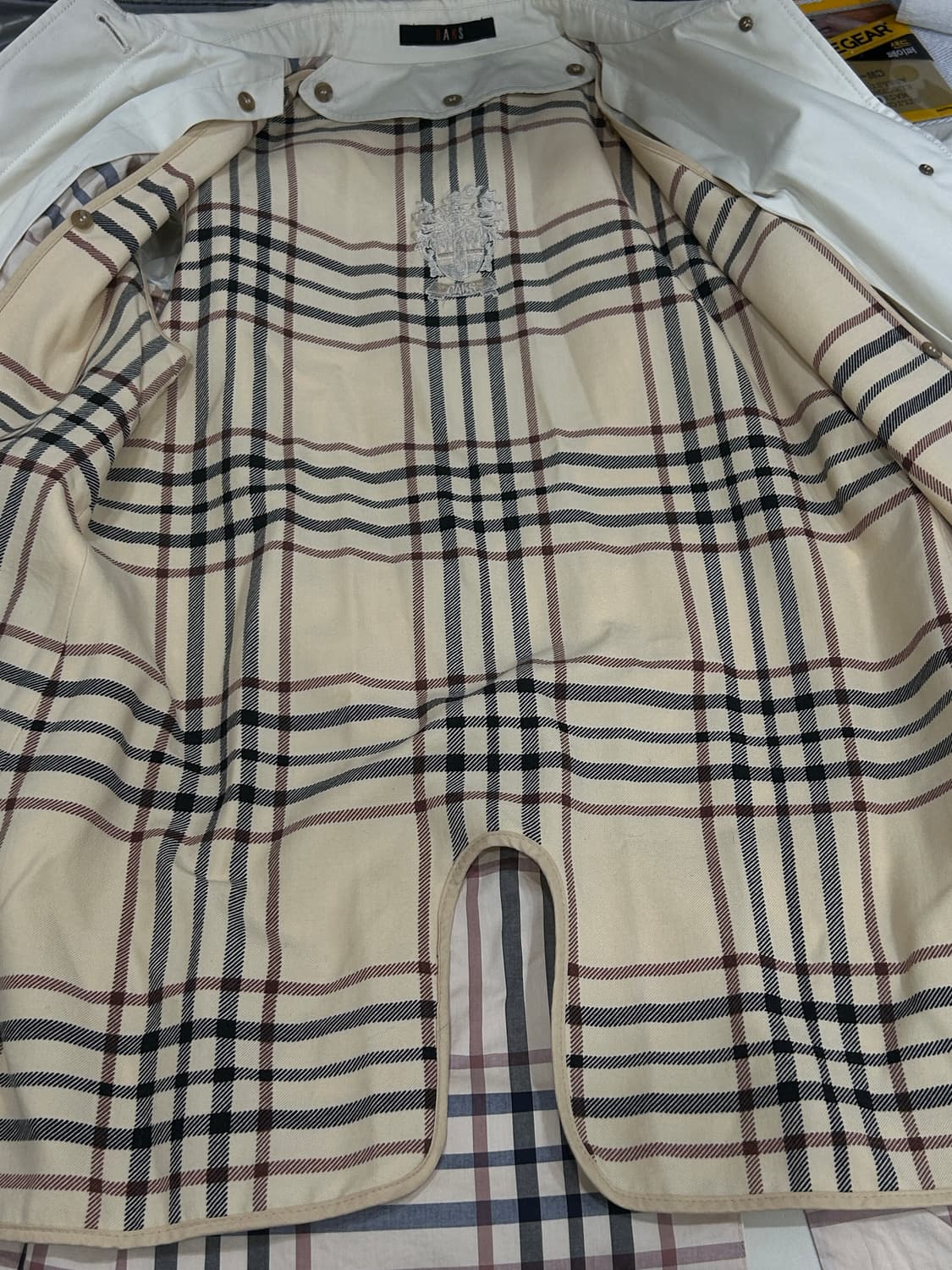 닥스 내피 탈부착 연베이지 트렌치코트 여성 M사이즈 상품이미지7