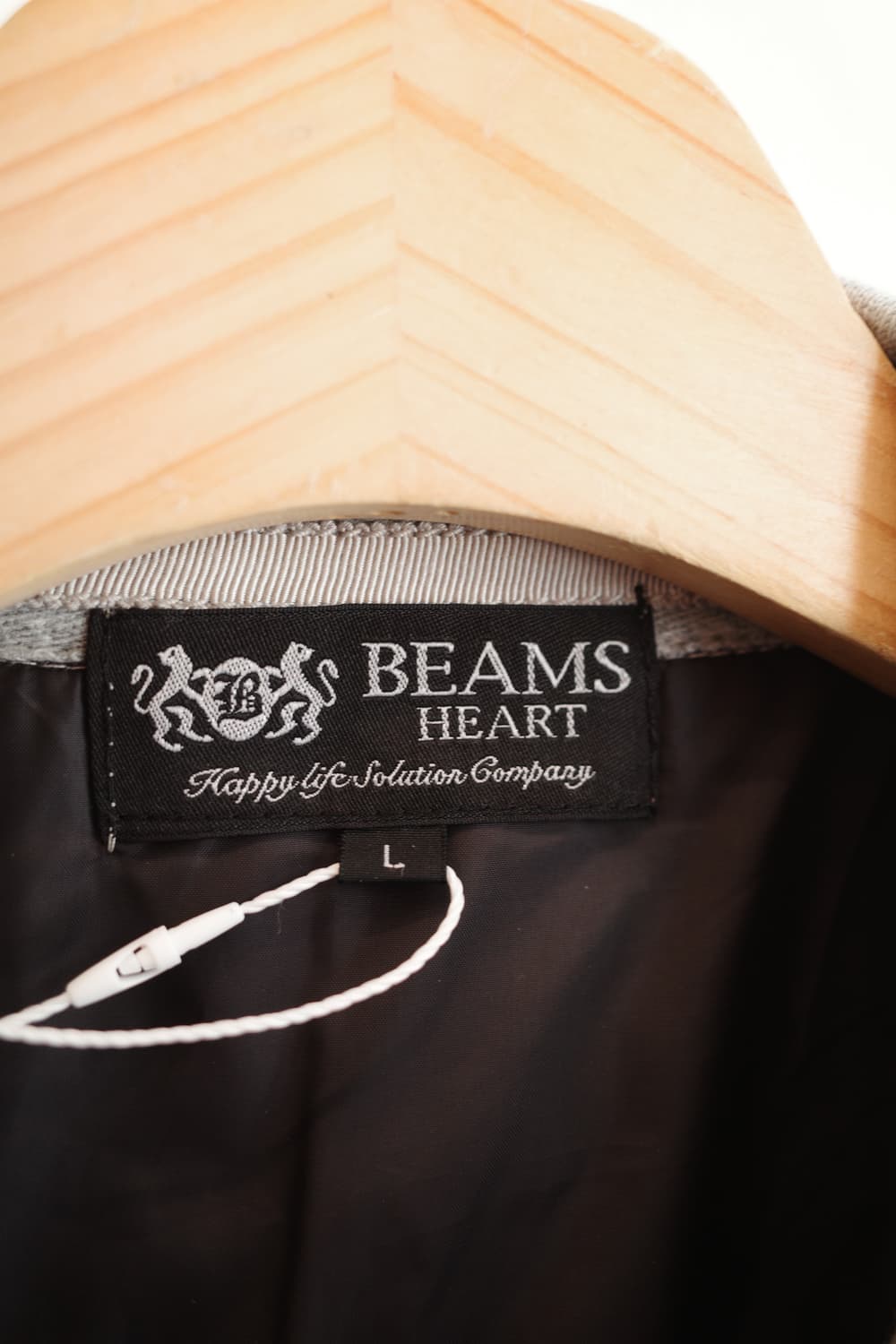 BEAMS 빔즈 자수패치 투웨이 집업  상품이미지3