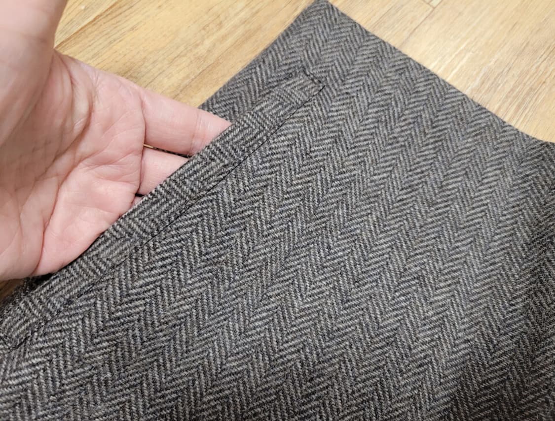 에이치에이트(H8) 트위드 울스커트 55 새상품 상품이미지6