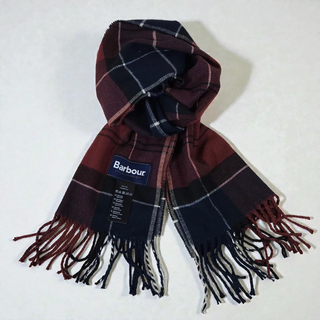 Barbour 바버 갈링게일 타탄체크 머플러 목도리 상품이미지1