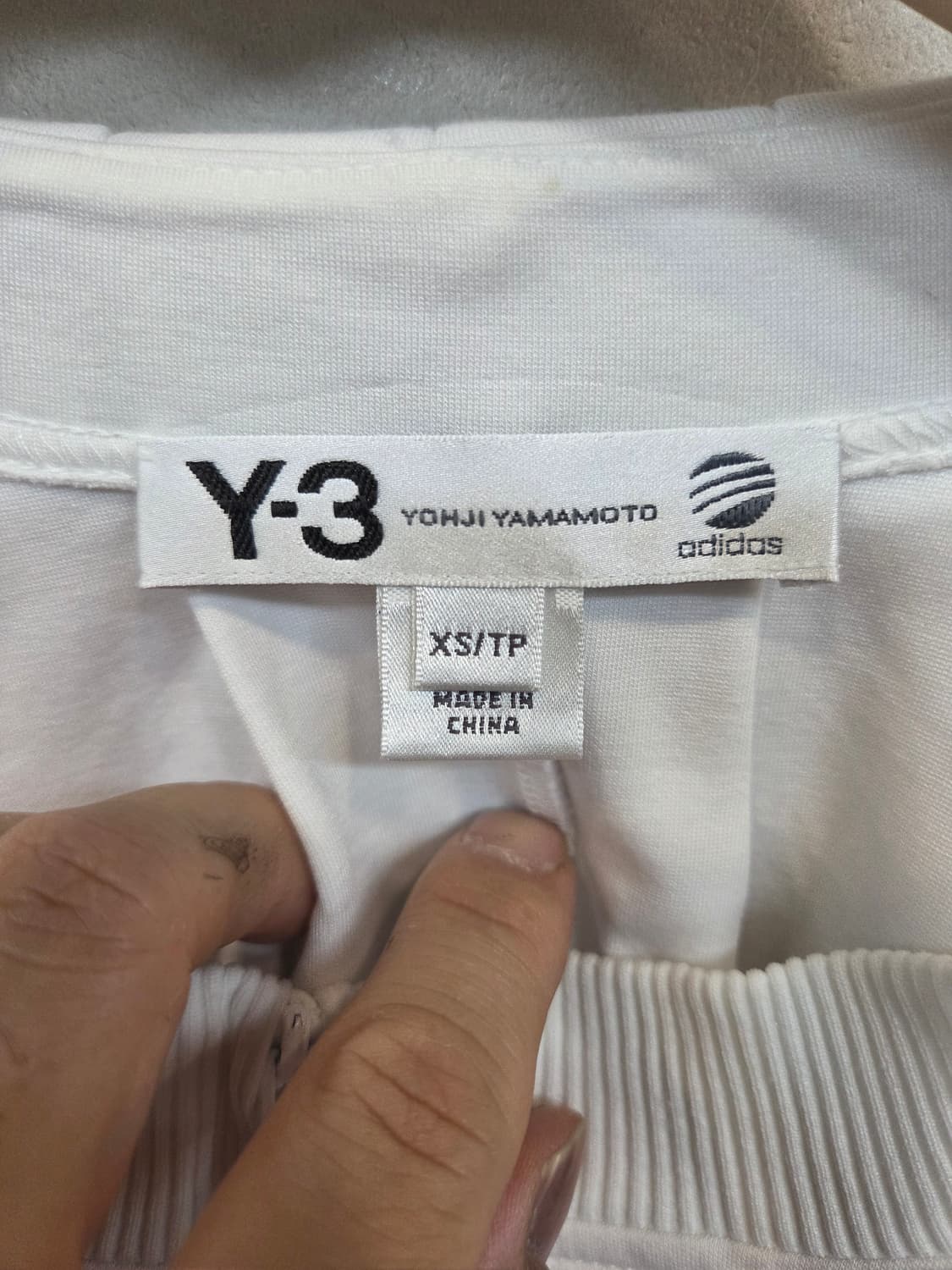 아디다스 y3 요지야마모토 여성 가오리핏 투웨이 셔링 트랙탑 져지 xs 상품이미지3
