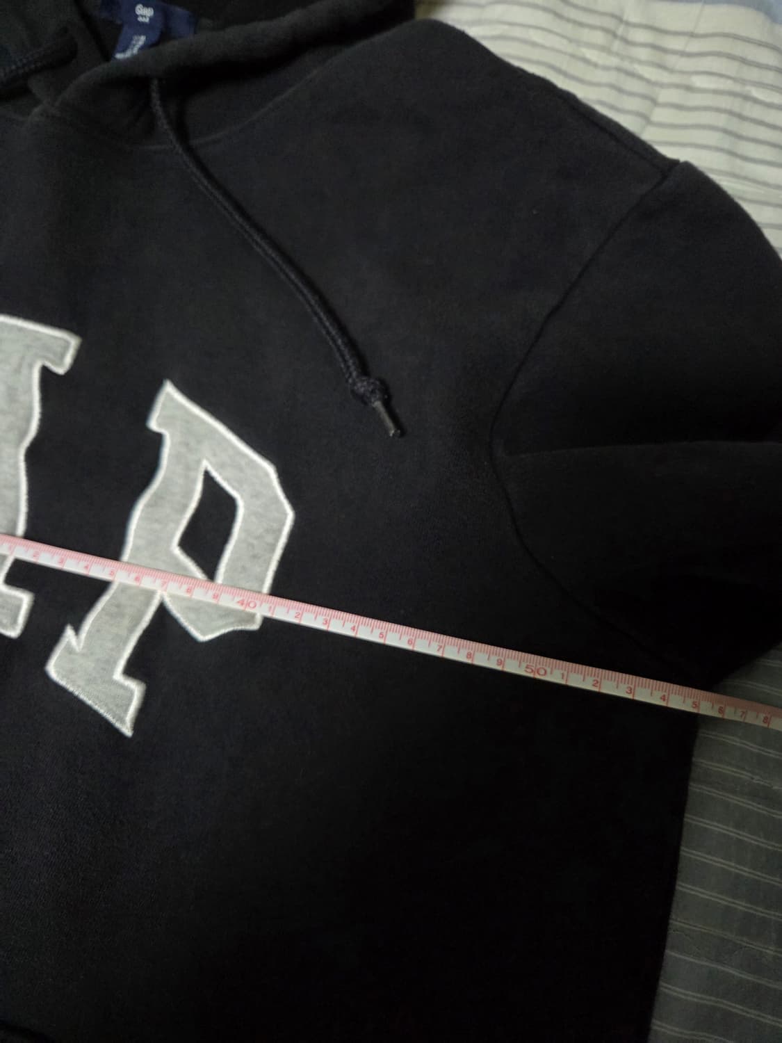 갭 블랙그레이 후드티 상품이미지4