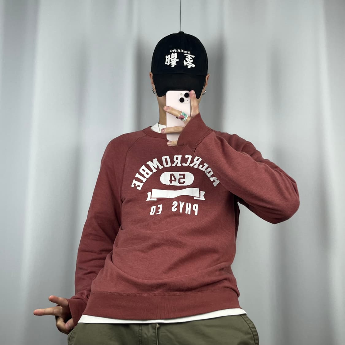 <아베크롬비 아치 로고 맨투맨> No.1444 상품이미지2