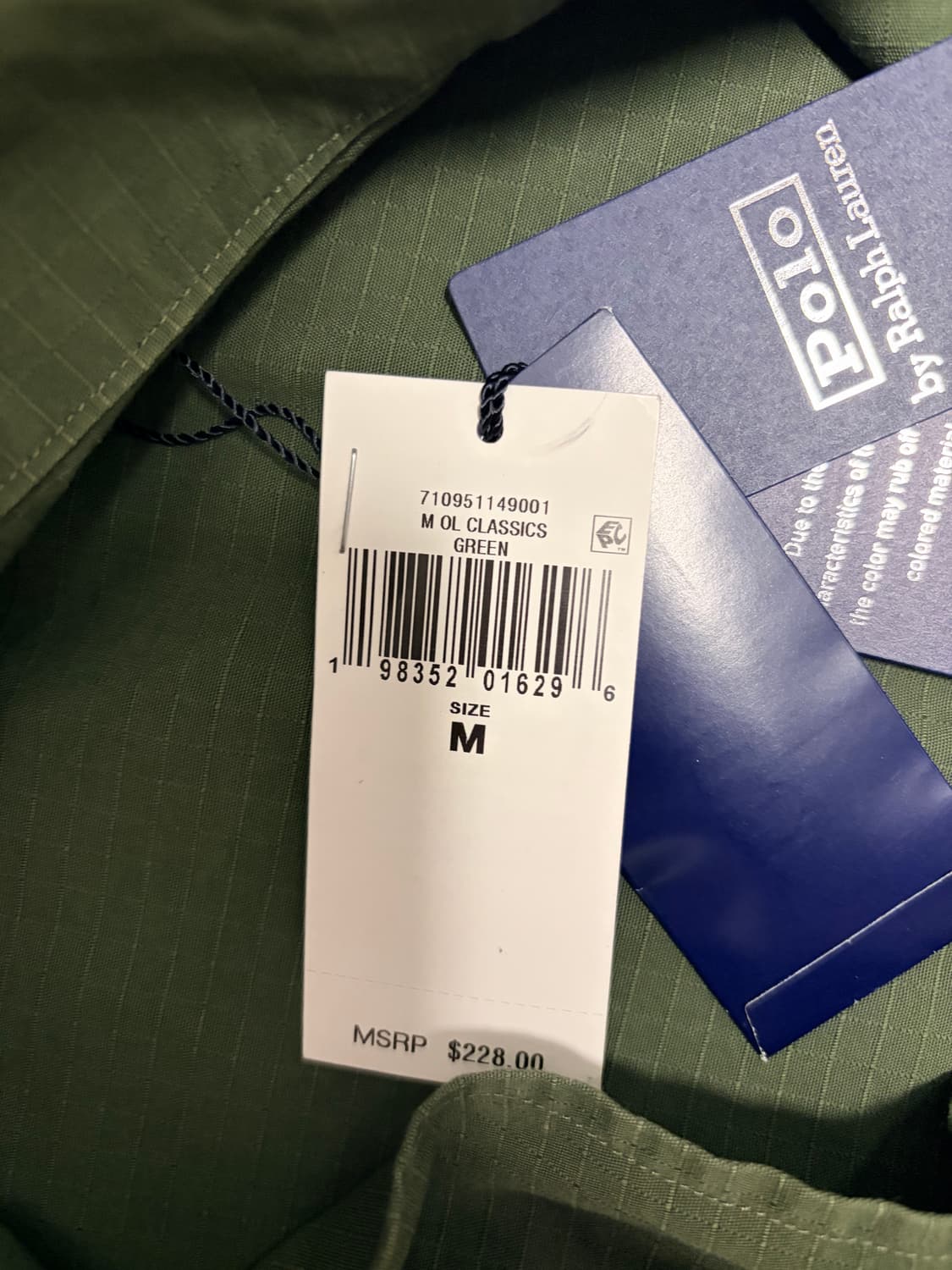 폴로 랄프로렌 립스탑 유틸리티 오버셔츠 올리브 M 상품이미지5