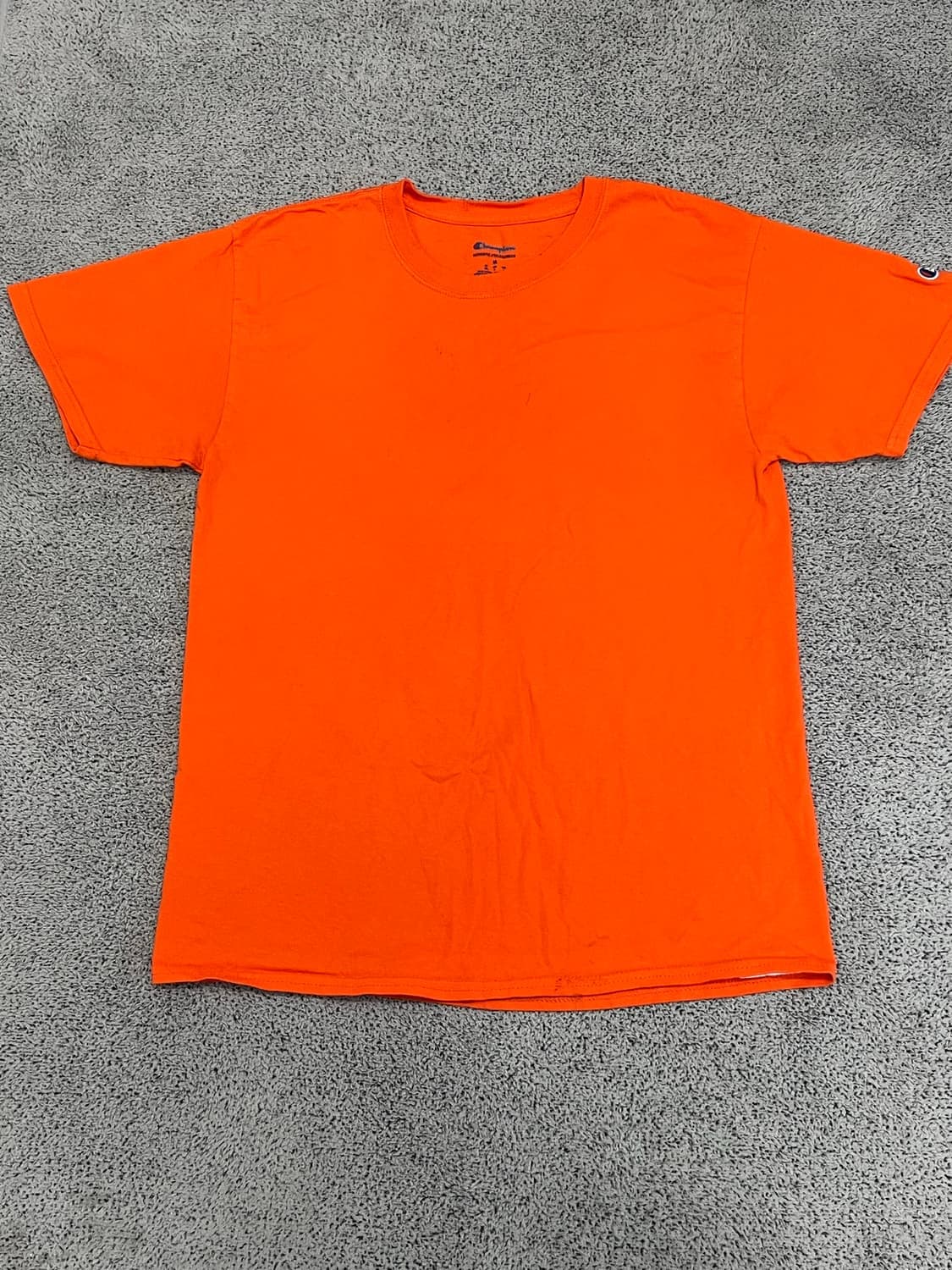 (M) 챔피온 오렌지 반팔 상품이미지1