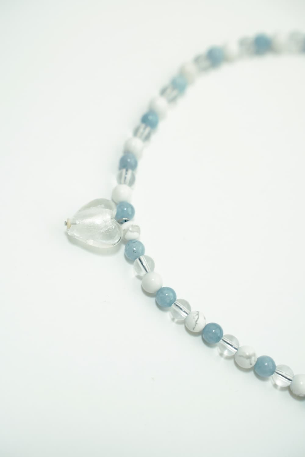 빈티지 비즈 목걸이 blueblue necklace 상품이미지4