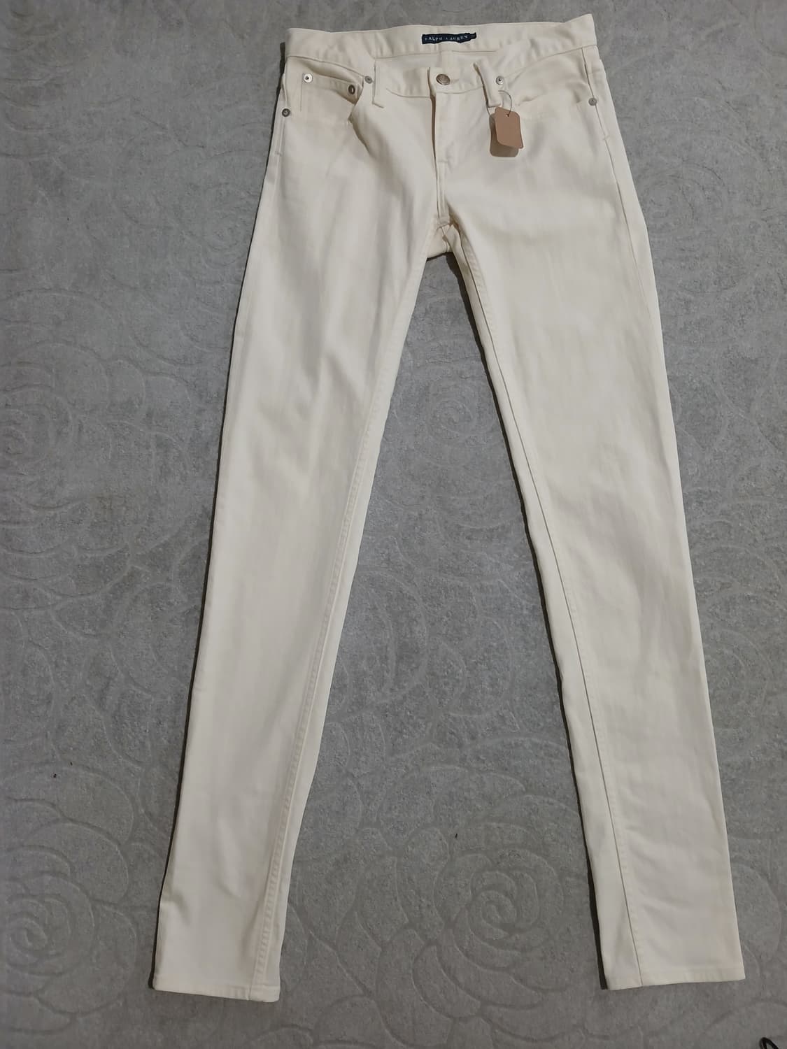 *Ralph Lauren 여성 아이보리 슬림핏 팬츠 26 상품이미지1