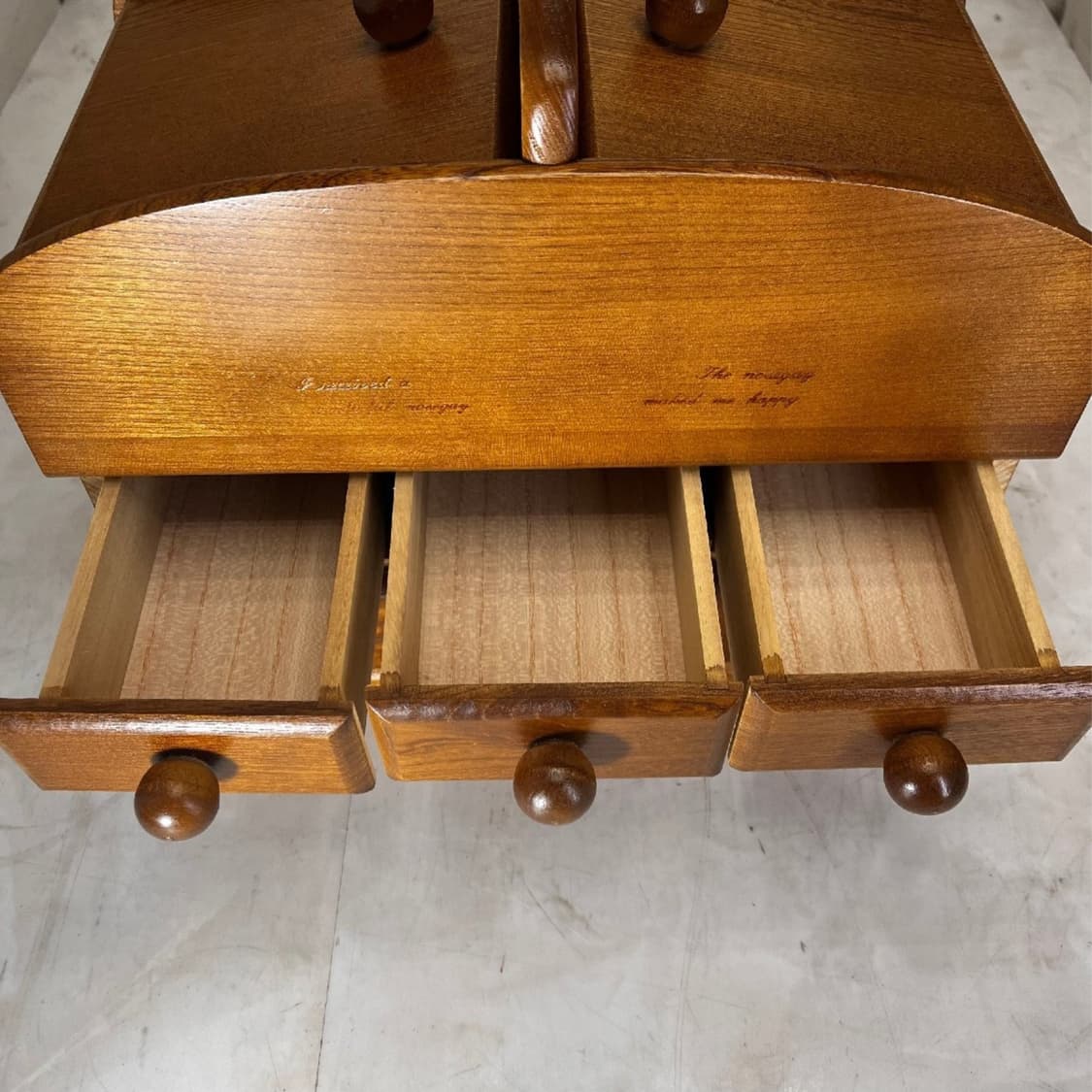 슈케어박스 원목 보관함 3단 라운드 상품이미지9