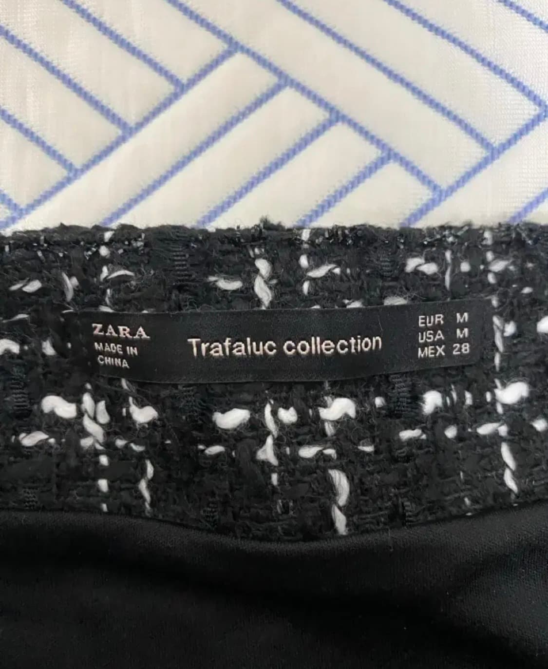 자라 TRF 트위드 긴팔 치마 셋업 상품이미지5