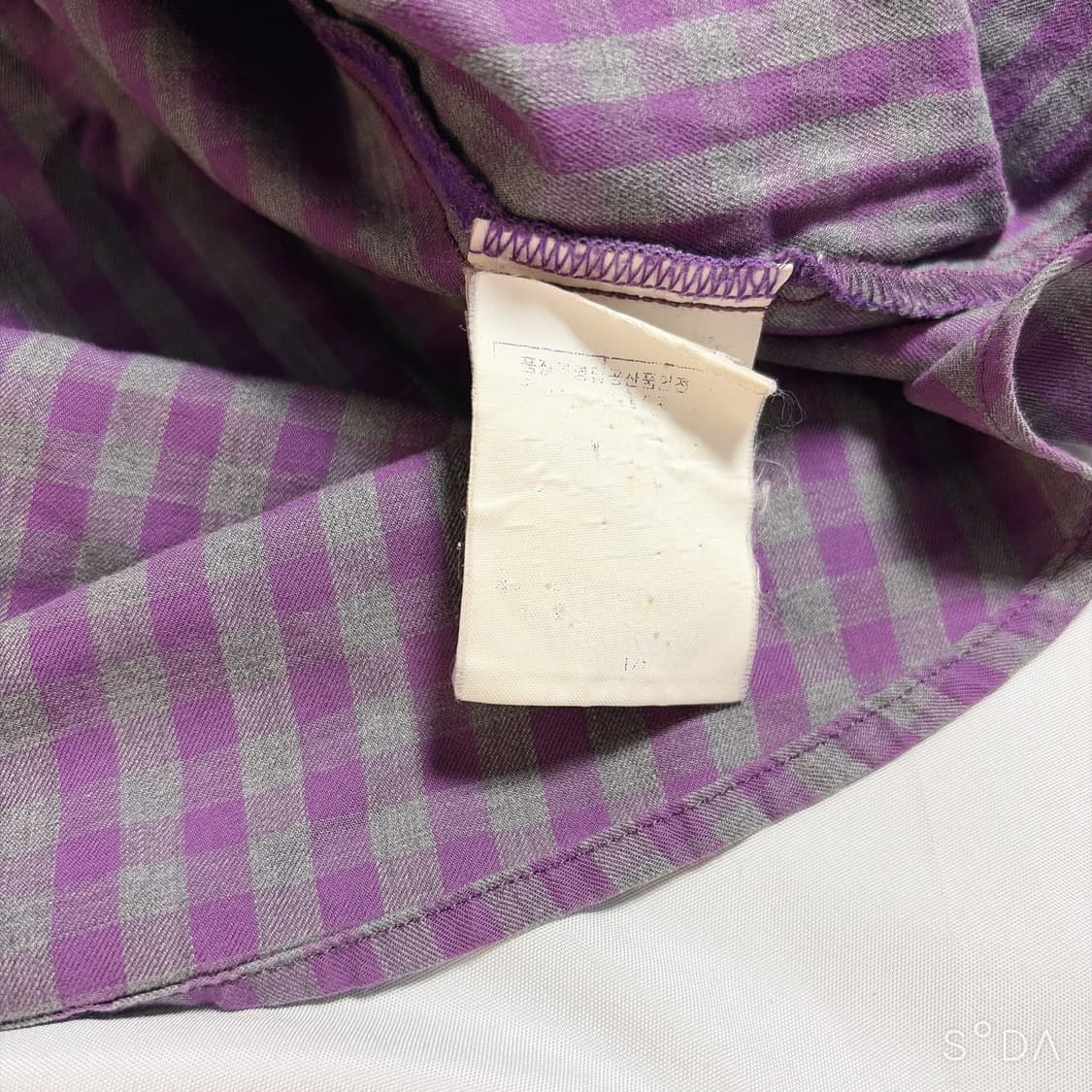 비비안웨스트우드 퍼플 체크 엘보우 패치 셔츠 상품이미지9