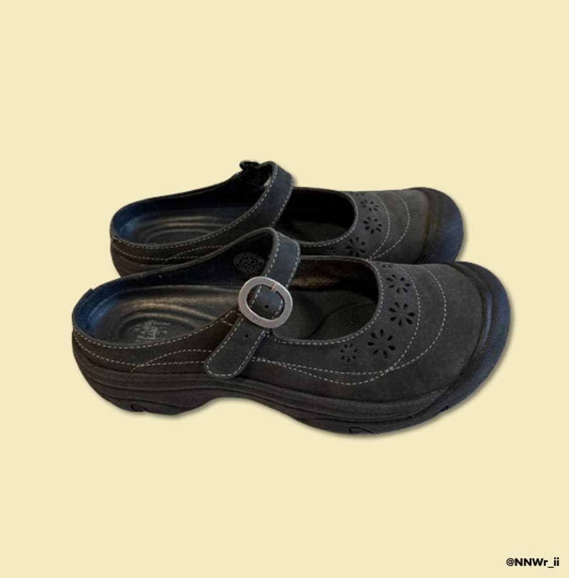 KEEN MARY JANE FLOWER BLACK 상품이미지2