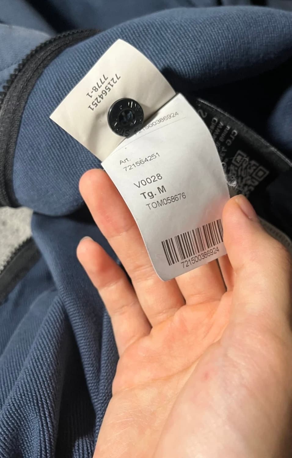 [M]20SS 스톤아일랜드 네이비 후드집업 상품이미지7