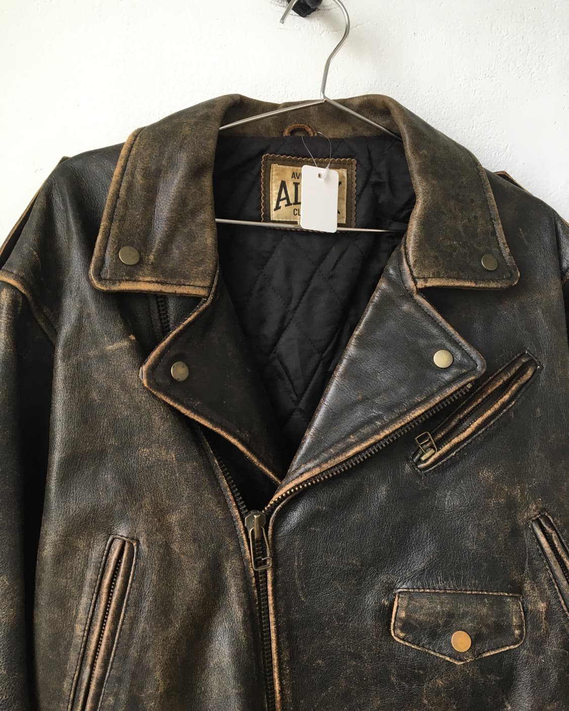 Heavy leather rider jacket 상품이미지5