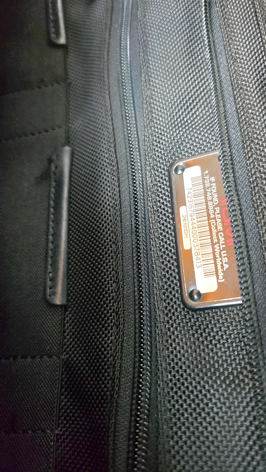 투미 tumi 블랙 서류 가방 상품이미지7