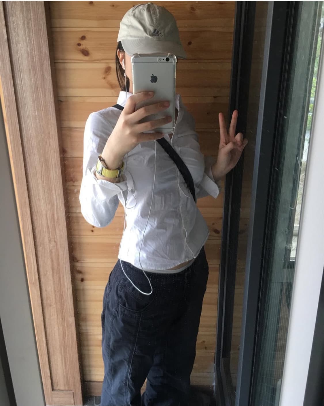 사은품 [직수입] 빈티지 코튼 셔츠 아이보리 상품이미지1