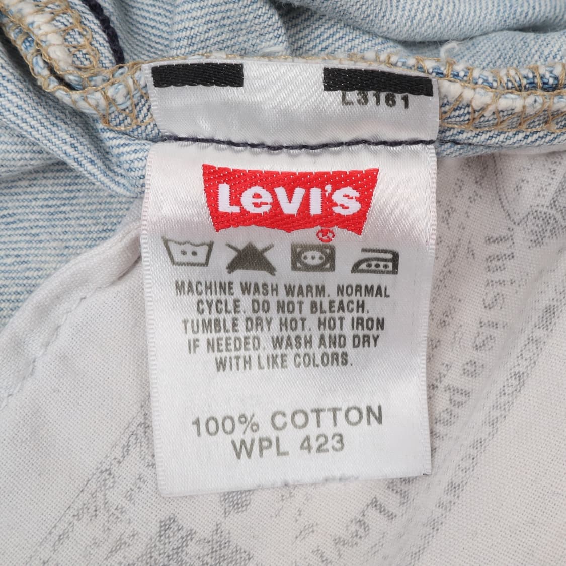 리바이스 501 연청 오리지널 핏 데님팬츠 상품이미지9