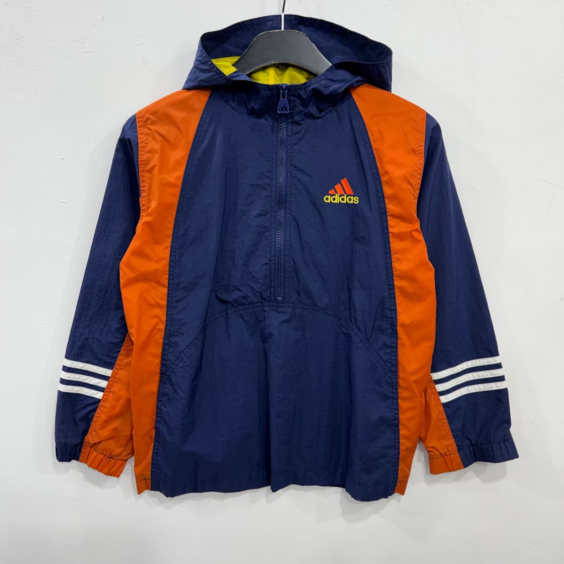 아디다스 배색 아노락 키즈M 상품이미지1