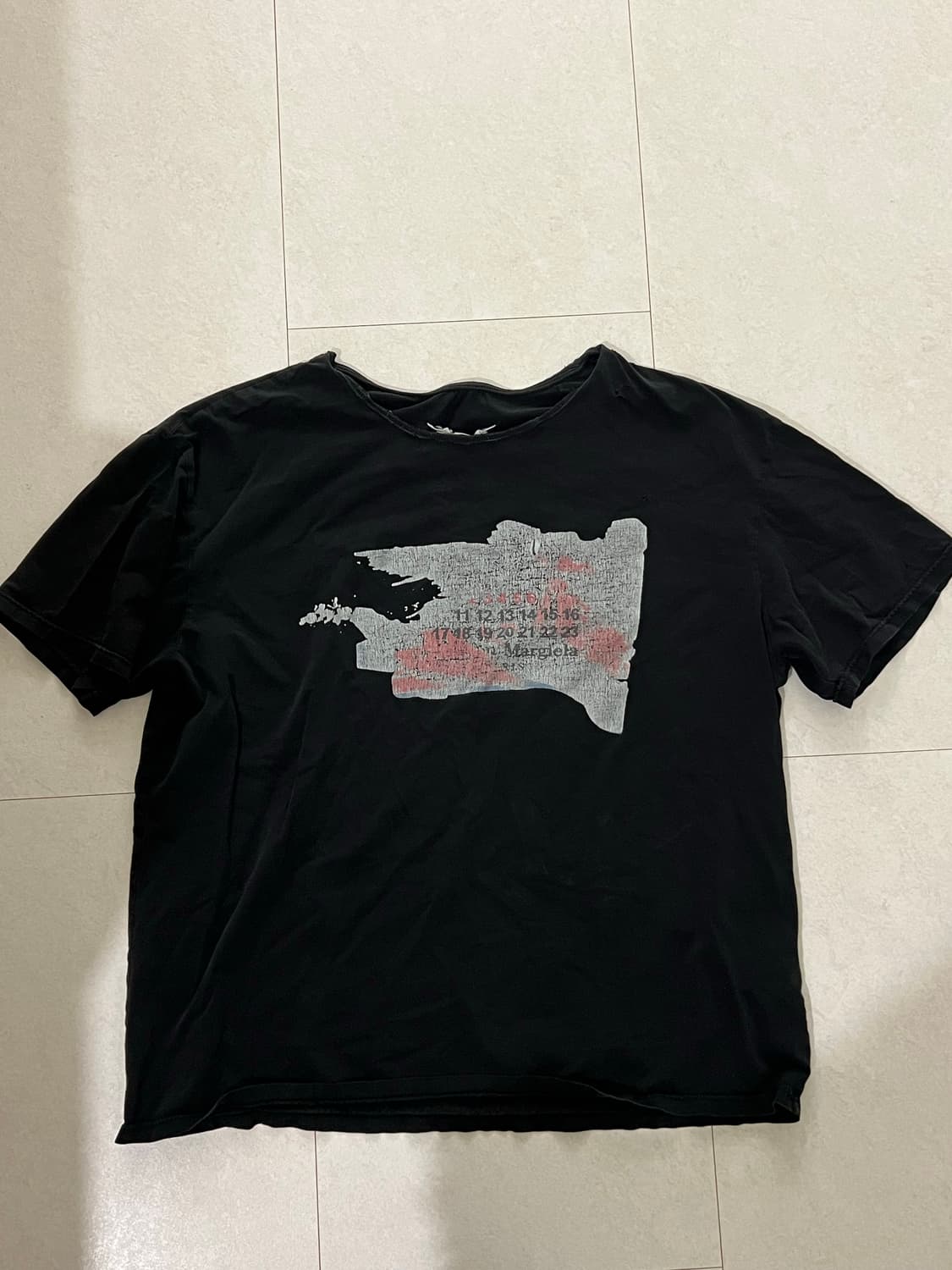 라스트//17ss 마르지엘라 디스트로이드 티셔츠48 상품이미지1