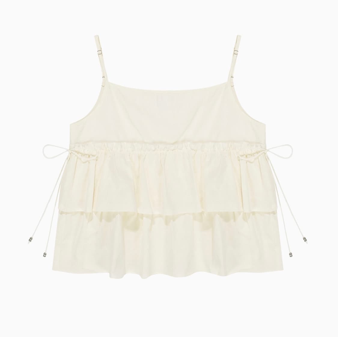 오헤시오 CUTTING CANCAN SLEEVELESS, IVORY 상품이미지1