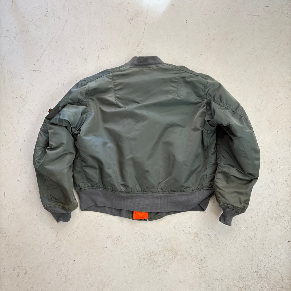 90s USA 알파 인더스트리 빈티지 MA-1 플라이트 자켓 L 상품이미지6
