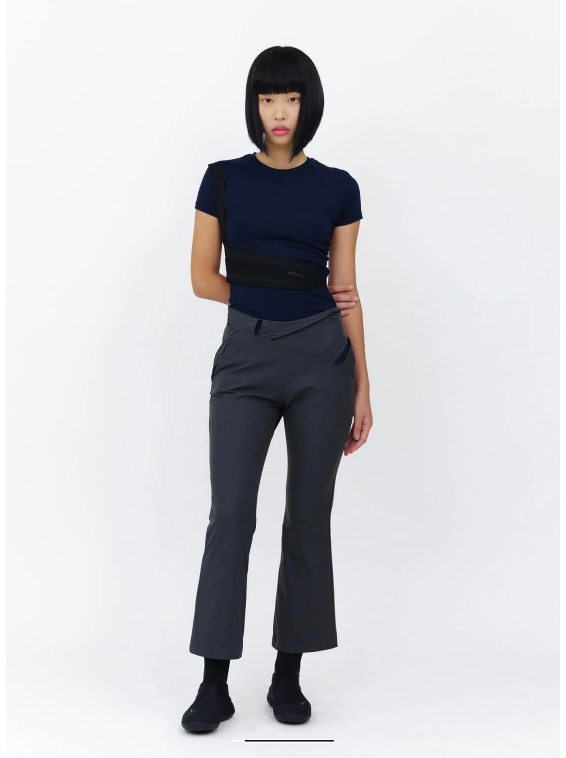 Cinched Pocket Pants 차콜 상품이미지1