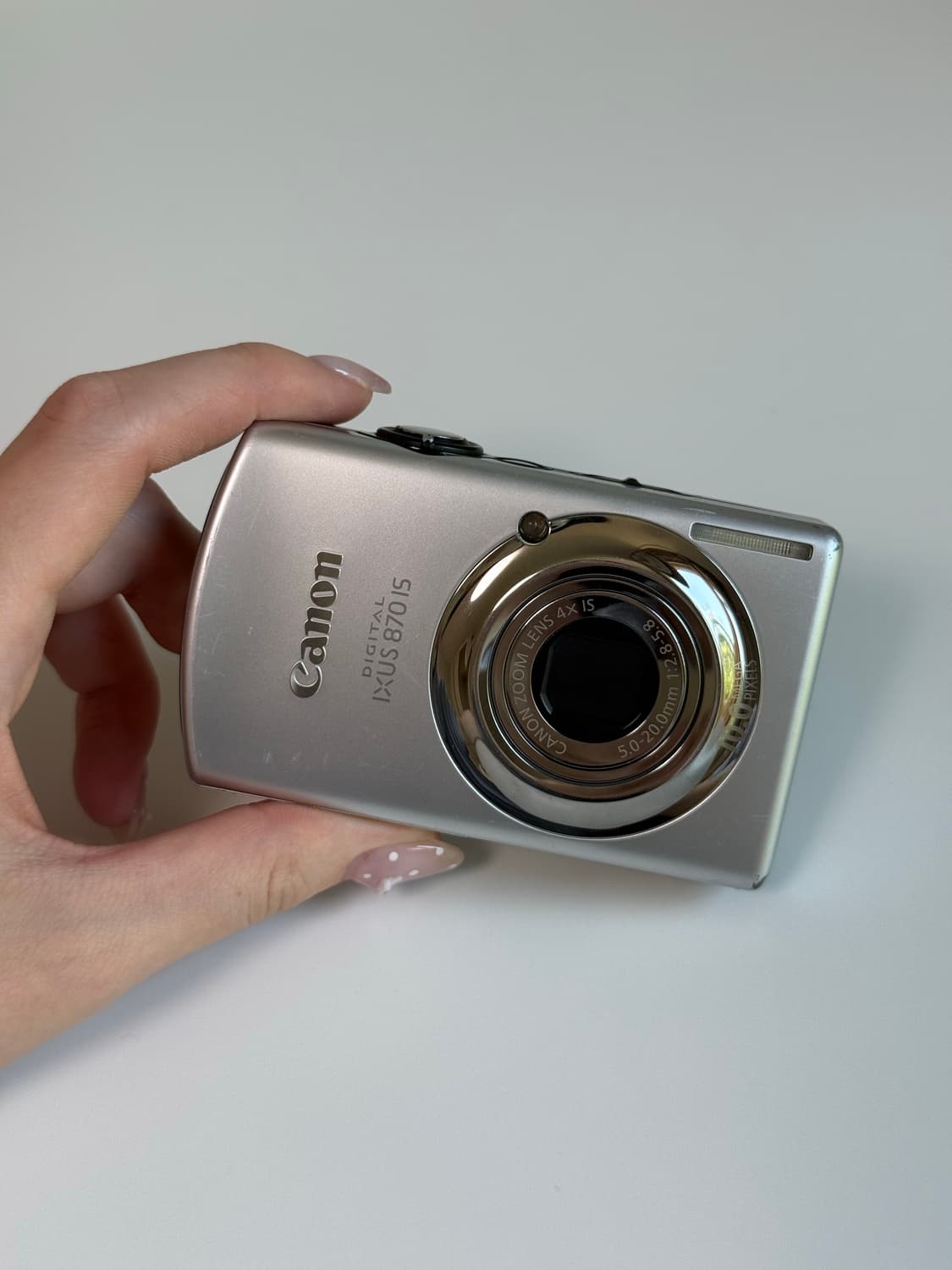 캐논 IXUS 870 IS 실버 디지털 카메라 상품이미지1