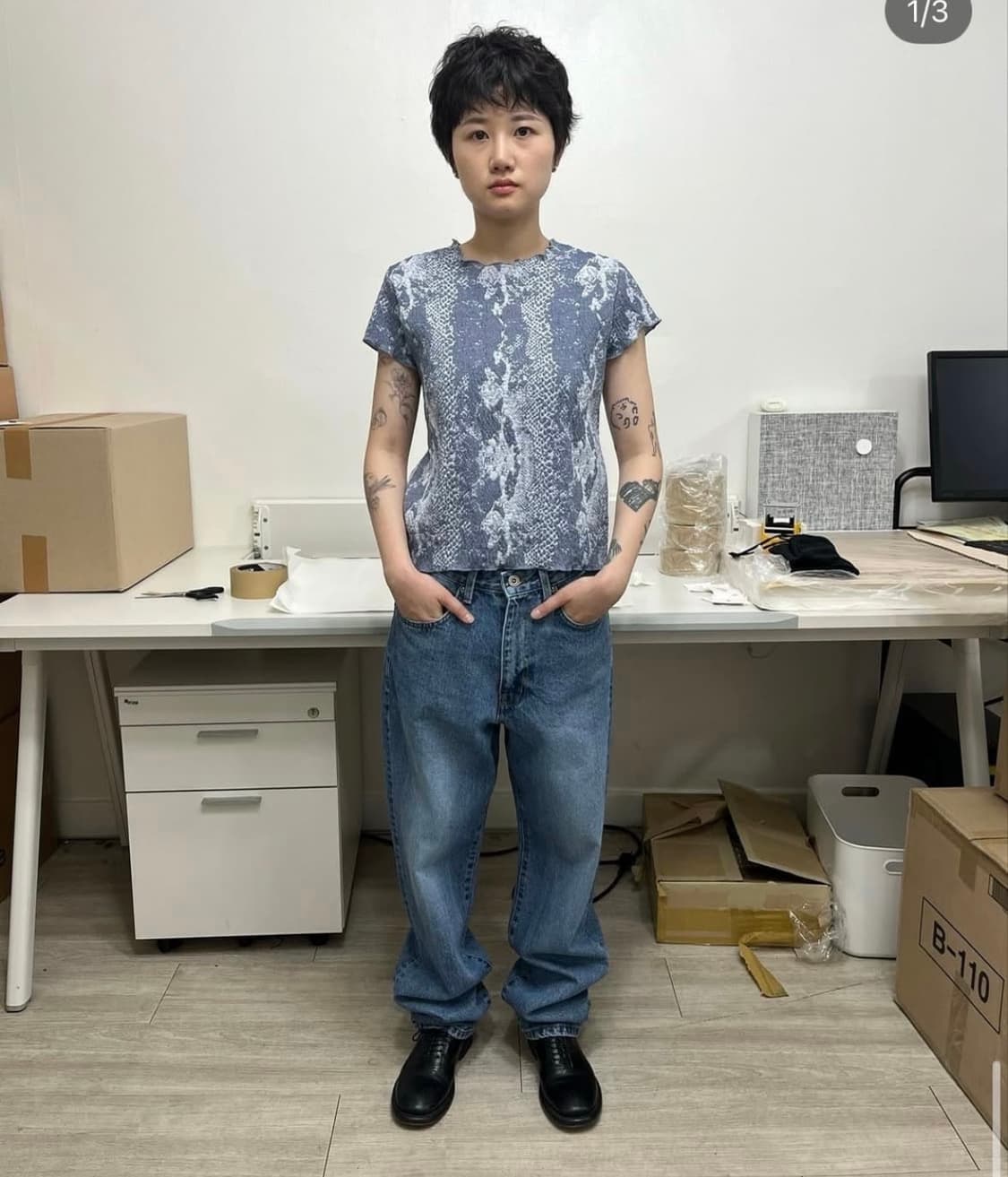 0tape 공테잎 반팔 상품이미지1